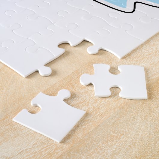 Dolphin mit Wasserpolo Puzzle (Seite)