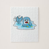 Dolphin mit Wasserpolo Puzzle (Vertikal)