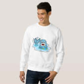 Dolphin mit Wasserpolo Sweatshirt (Vorne ganz)