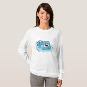 Dolphin mit Wasserpolo T-Shirt (Vorne ganz)