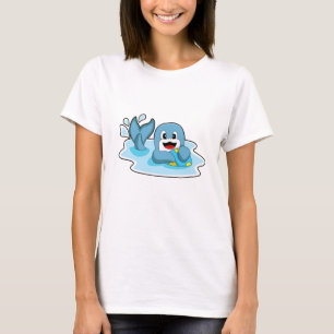 Dolphin mit Wasserpolo T-Shirt