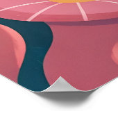 Dolphin Mom and Baby Poster (Ecke)