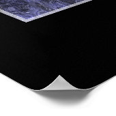 Dolphin Moon Poster (Ecke)