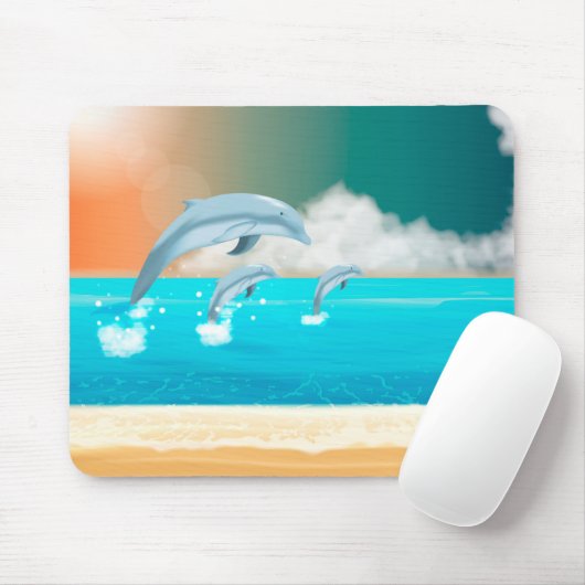 Dolphin Mousepad (Mit Mouse)