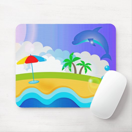 Dolphin Mousepad (Mit Mouse)