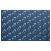 Dolphin-Muster Stoff (Yard (91,4 cm))