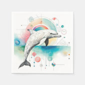 Dolphin Napkins Serviette (Vorderseite)