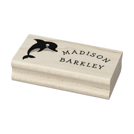 Dolphin Niedlich Kid's Adorable Name Rubber Briefm Gummistempel (Stempel)