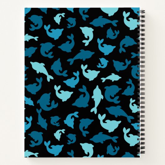 Dolphin-Notebook Notizblock (Rückseite)