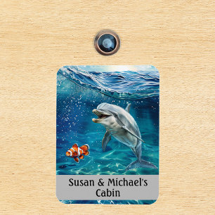 Dolphin Ozean Personalisiert Magnet