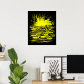 Dolphin-Paar im Sonnenschein Poster (Heimbüro)