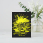 Dolphin-Paar im Sonnenschein Postkarte (Stehend Vorderseite)