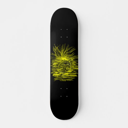 Dolphin-Paar im Sonnenschein Skateboard (Vorne)