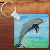 Dolphin Painting Schlüsselanhänger (Vorderseite)