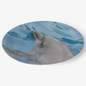 Dolphin-Papier-Teller Pappteller (Schrägansicht)