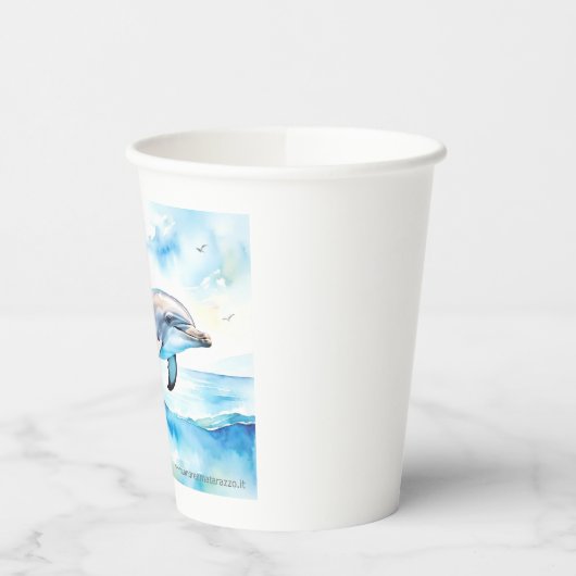 Dolphin Pappbecher (Links)