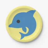 Dolphin Pappteller (Vorderseite)