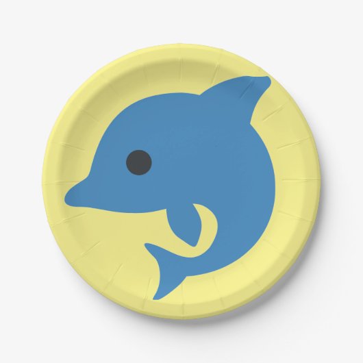 Dolphin Pappteller (Vorderseite)