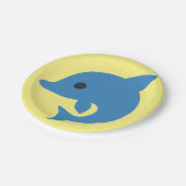 Dolphin Pappteller (Schrägansicht)