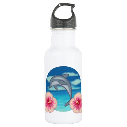 Dolphin Paradise Trinkflasche (Vorderseite)