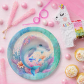 Dolphin-Party Pappteller (Party)