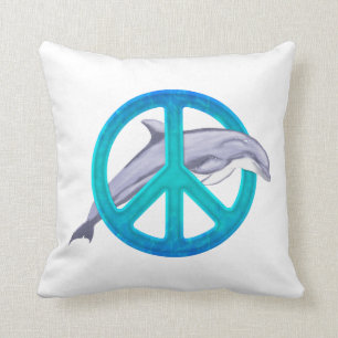 Dolphin Peace Kissen