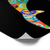 Dolphin Peace Pod Poster (Ecke)