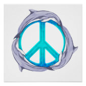 Dolphin Peace Poster (Vorderseite)