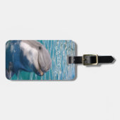 Dolphin Personalisiert Gepäckanhänger (Vorderseite horizontal)