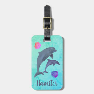 Dolphin Personalisiert Gepäckanhänger