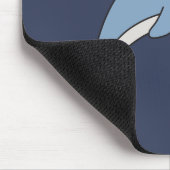 Dolphin Personalisierter Individuelle Name zurück  Mousepad (Ecke)