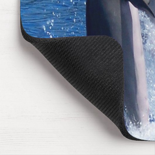 Dolphin Photography Design Mousepad (Ecke)