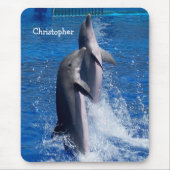 Dolphin Photography Design Mousepad (Vorne)