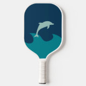 Dolphin Pickleball Paddle von Deb Jeffrey (Rückseite)