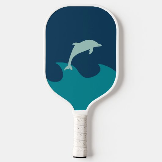 Dolphin Pickleball Paddle von Deb Jeffrey (Rückseite)