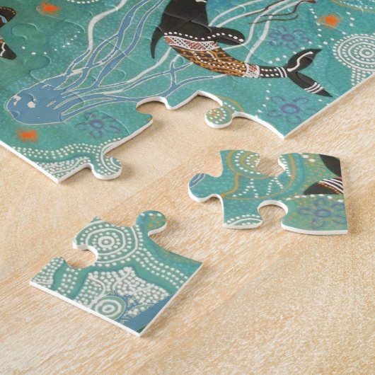 DOLPHIN PLAY ABORIGINAL ART PUZZLE (Seite)