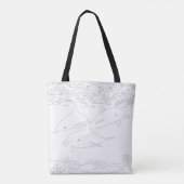 Dolphin Pod Aduloring Vollständige Tasche (Rückseite)