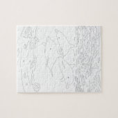 Dolphin Pod Adult Coloring Puzzle (Horizontal)