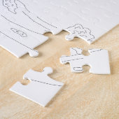 Dolphin Pod Adult Coloring Puzzle (Seite)