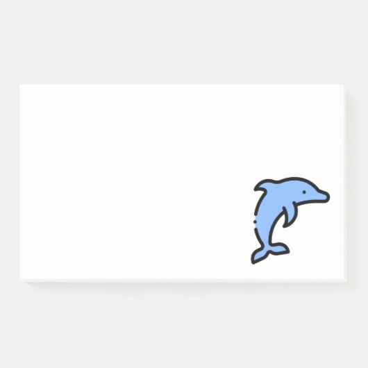 Dolphin Post-it Klebezettel (Vorderseite)