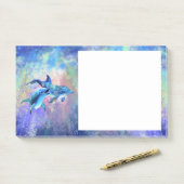 Dolphin Post it Notes Delphine Couple Sticky Notes Post-it Klebezettel (Auf Schreibtisch)