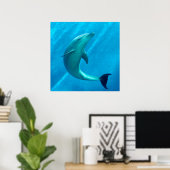 Dolphin Poster (Heimbüro)