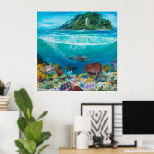 Dolphin Poster (Heimbüro)