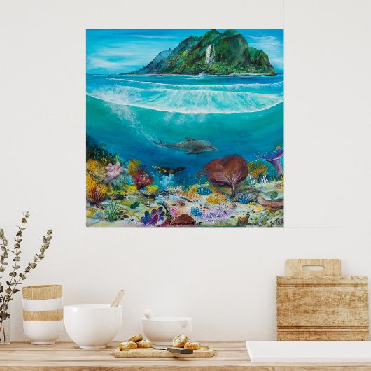 Dolphin Poster (Küche)