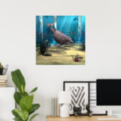 Dolphin Poster (Heimbüro)