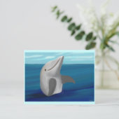 Dolphin Postkarte (Stehend Vorderseite)