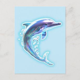 Dolphin Postkarte