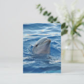 Dolphin Postkarte (Stehend Vorderseite)