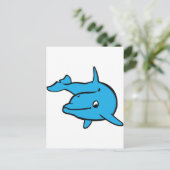 Dolphin Postkarte (Stehend Vorderseite)