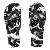 Dolphin Print Flip Flops Badesandalen (Fußbett)